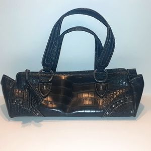 Tommy Hilfiger Black Studded purse with tassle